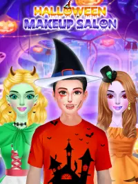 Halloween Makeover : Halloween Games : Girls Games Screen Shot 0