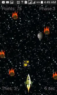 Escape Asteroids - android app Screen Shot 0