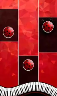 Piano LADYBUG Black Tiles 3 Screen Shot 0