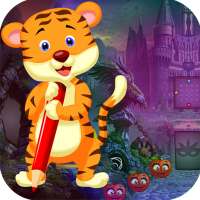 Best Escape Game 496 Writing Tiger Rescue Game