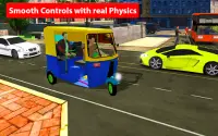 juegos Simulador de rickshaw Screen Shot 1
