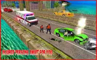रोगी वाहन बचाव शहर कर्तव्य खेल 🚑 Screen Shot 0