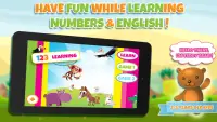 ألعاب التعلم للطفل: أرقام Screen Shot 5