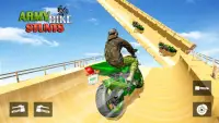 Army Stuntman Bike Stunt Games Screen Shot 1