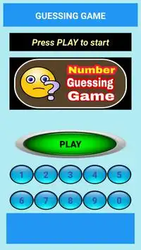 Number Guessing Game Screen Shot 0