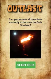 Outlast - Survivor Trivia Quiz Screen Shot 0