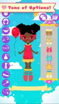 Lil' Cuties Dress Up Free Game Screen Shot 2