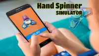 Simulador de mão Spinner novo Screen Shot 0
