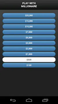 Play with To be A Millionaire Screen Shot 1