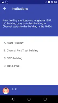 Madras - Chennai City Quiz Screen Shot 2