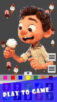 Luca Pixel Art Coloring Games Screen Shot 2