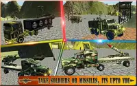 Real Drive Army Check Post Truck Transporter Screen Shot 5