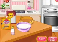 cookies cooking girls game Screen Shot 1