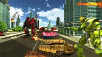 शक्ति सेना टैंक ट्रांसफॉर्म रोबोट लड़ खेल 3 डी Screen Shot 3