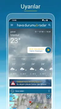 Hava durumu & Radar - Türkiye Screen Shot 1