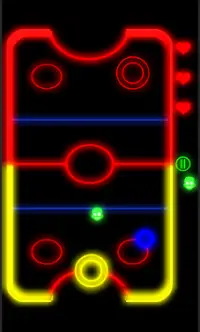 Glow Air Hockey VS Zombies Pro Screen Shot 1