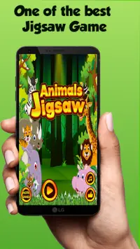 Animals Jigsaw Puzzle Game Screen Shot 1