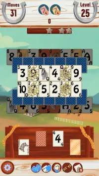 solitaire paard spel: kaarten Screen Shot 0