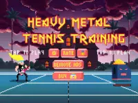 Heavy Metal Tennis Training Screen Shot 13