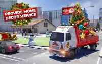 गृह डिजाइन: सजावट ट्रक सिम्युलेटर क्रिसमस खेलों 3D Screen Shot 10