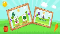 Learn Vegetables Alphabet ABC Screen Shot 0