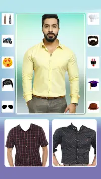 Men Formal Shirt Photo Editor Screen Shot 2