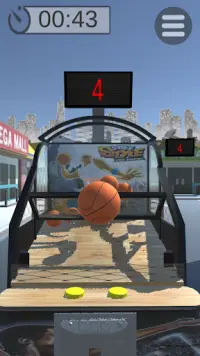 Basketball game shooting hoops Screen Shot 1