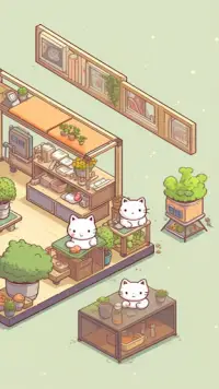 Meow Meow Cafe: Idle food Bar Screen Shot 3