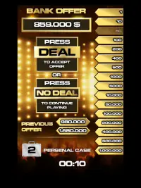 Deal To Be A Millionaire Screen Shot 14