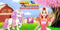 Cavalo grooming & trança: makeover penteado jogo Screen Shot 4