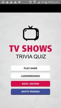 TV shows Triva Quiz Screen Shot 1