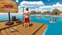 Raft Survival Island Simulator - Survive on a Raft Screen Shot 1