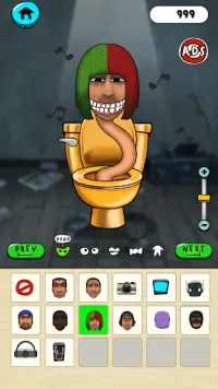 Mix Toilet Monsters: Makeover Screen Shot 4