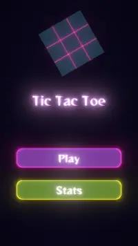 Tic Tac Toe Glow - Play Tic Tac Toe, XO Game Screen Shot 0