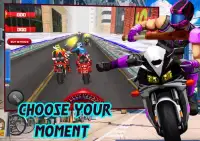 City Bike Attack Mad road Moto cross Rider Screen Shot 2