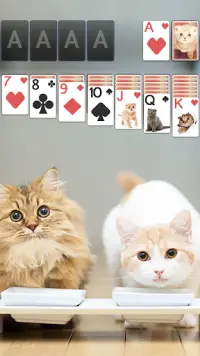 Solitaire Lovely Cats Theme Screen Shot 0