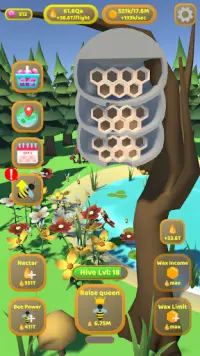 Idle Bee Hive Screen Shot 3