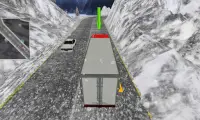 الشتاء الطريق شاحنة 3D Screen Shot 6