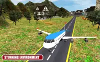 avión vuelo simulador: volar ciudad avión Screen Shot 0