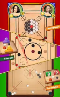 Carrom Pool Multiplayer-New Carrom Board Game Screen Shot 0