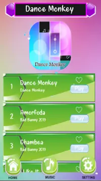 Magic Dance Monkey Piano Game Screen Shot 1