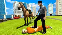 Police Horse Criminal Chase 3D Screen Shot 0