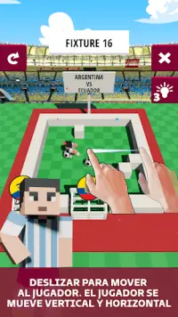 Juego de fútbol de puzzle Screen Shot 1