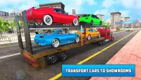 Camión transportador de varios niveles: juegos de Screen Shot 1
