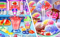Rainbow Ice Cream Party -  Unicorn Dessert Food Screen Shot 2