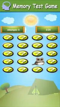 Memory Test Game Screen Shot 2