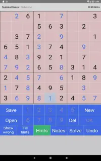 Sudoku Classic Screen Shot 5