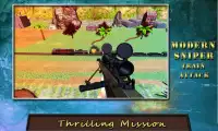 Modern Sniper Train Attack Screen Shot 2