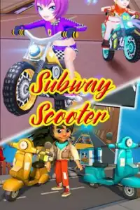 Skuter Subway Menderita Run 3D Screen Shot 1