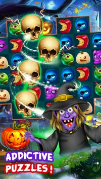 Halloween Magic Match 3 Screen Shot 4